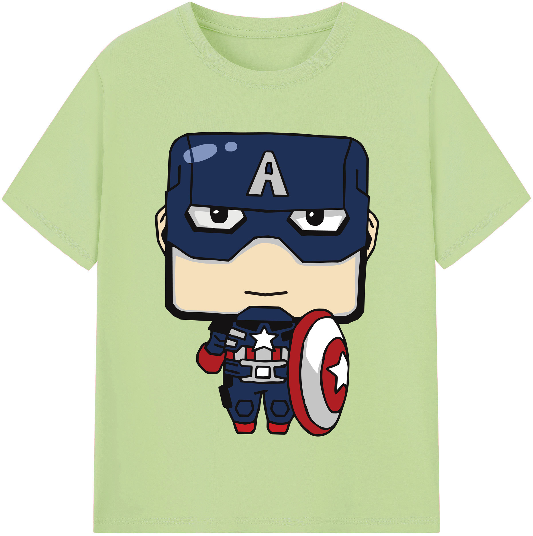 （画像用） アベンジャーズ The Avengers 綿100％半袖Tシャツ（フロントプリント）